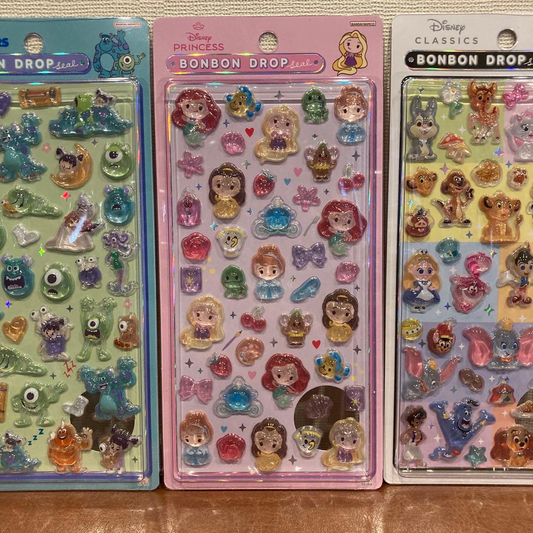 ◉ボンボンドロップシール◉ディズニー3種❇︎正規品❇︎