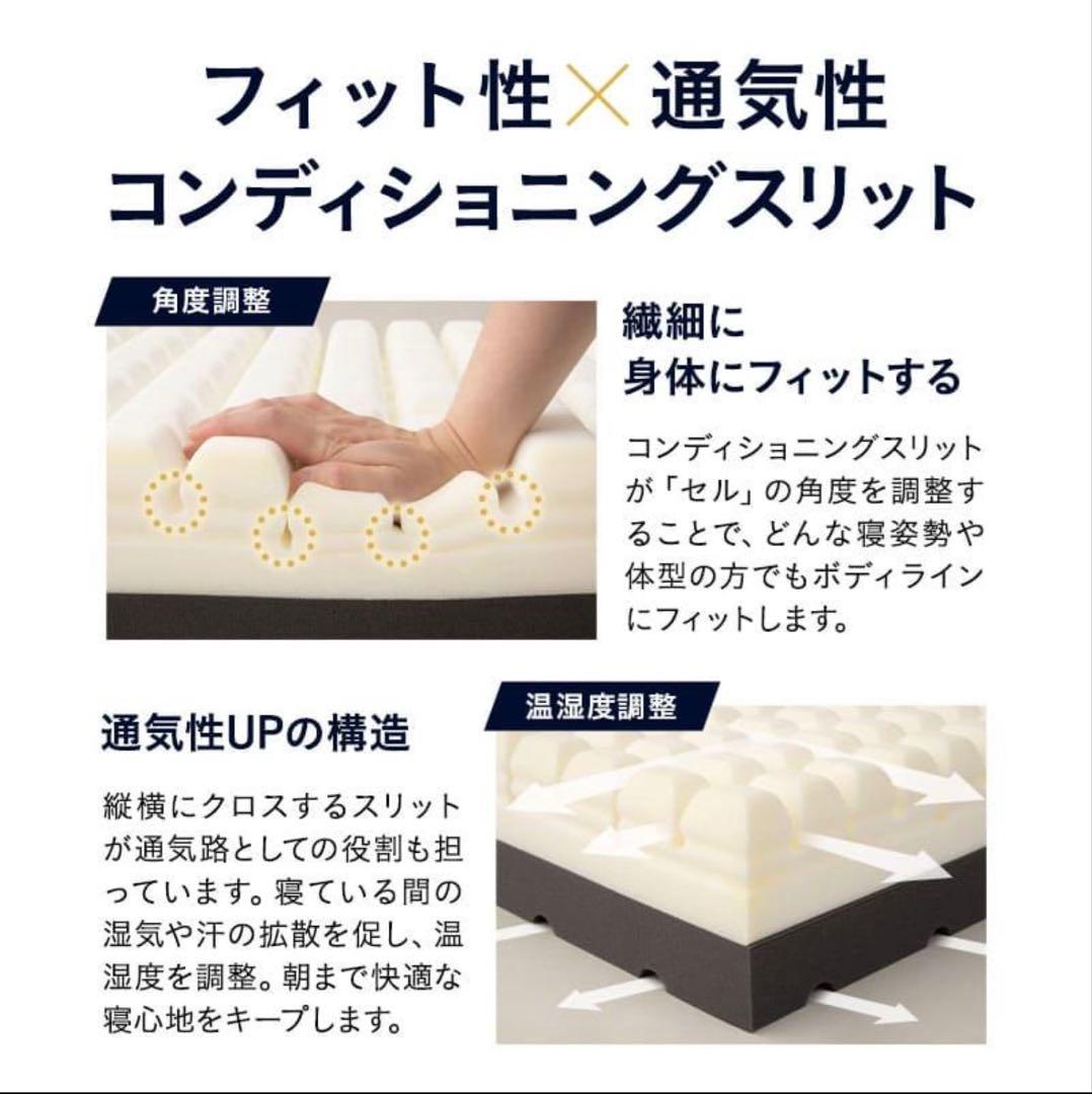 【未開封】EMOOR PREMIUMマットレス＊シングル＊極厚15cm＊三つ折り