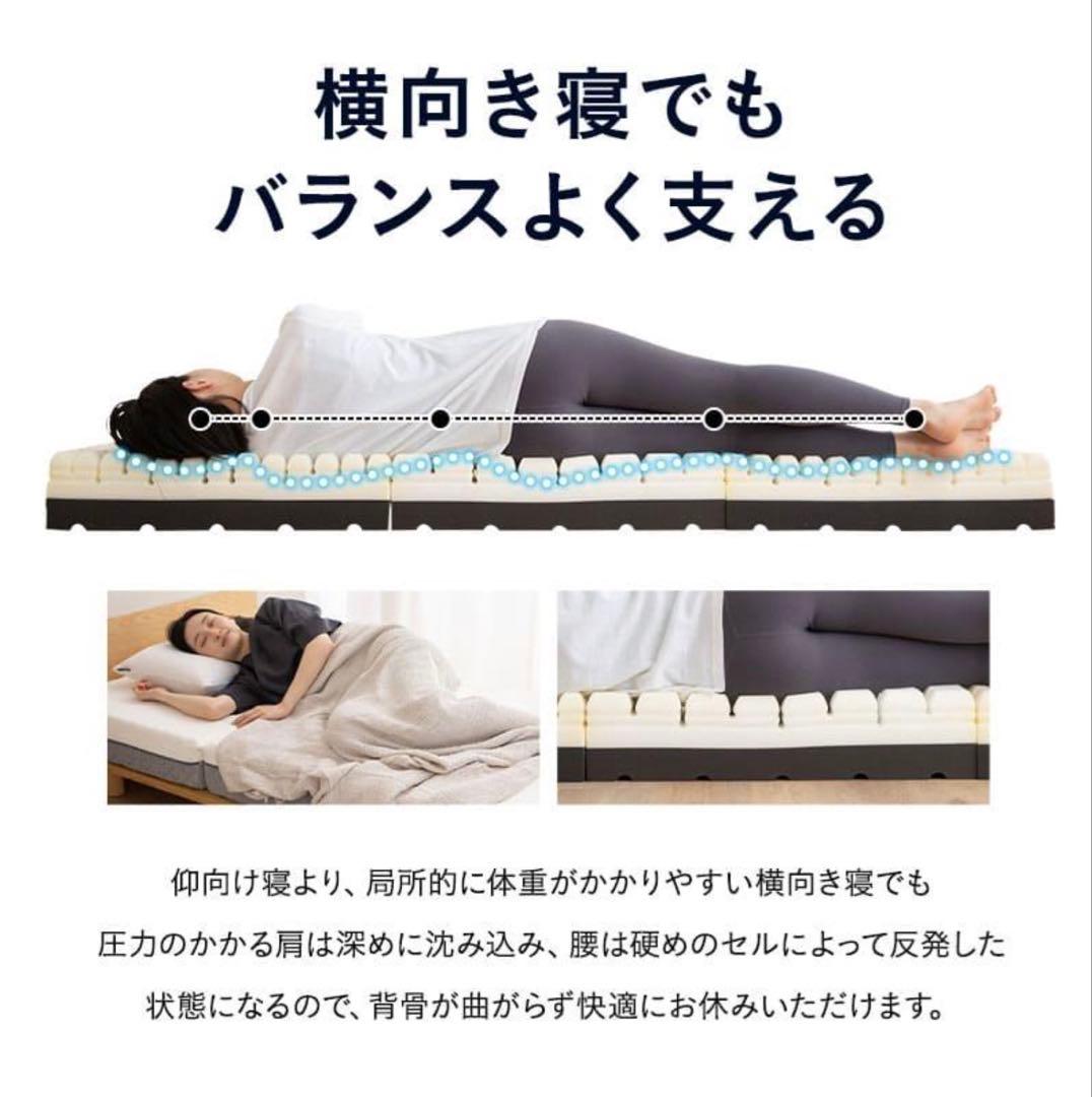 【未開封】EMOOR PREMIUMマットレス＊シングル＊極厚15cm＊三つ折り