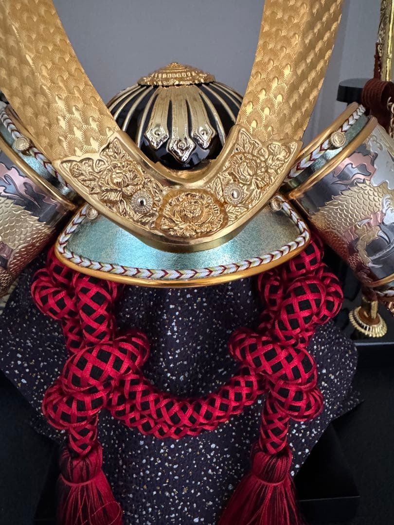 五月人形 連山金鍬形 兜ケース飾り sw45097