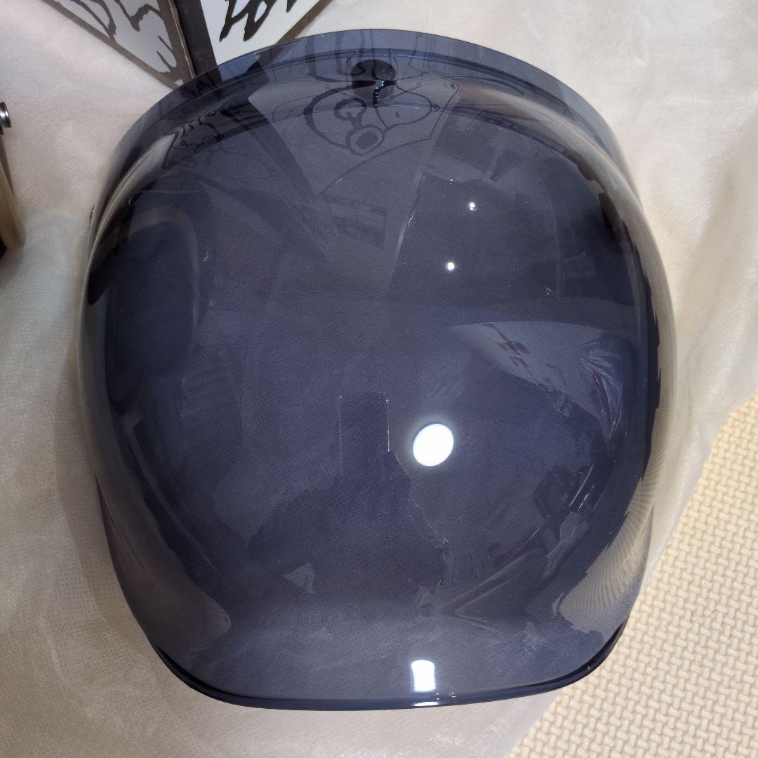 アークス　スヌーピージェットヘルメットSNJ-19　マットブラック/アイボリー