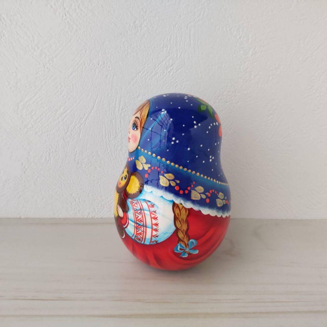 新品　ロシア　サンクトペテルブルグ産　マトリョーシカ 起き上がりこぼし
