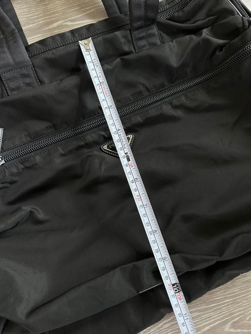 PRADA 2WAY1、2泊用旅行バッグ ナイロンタフタ、ブラック