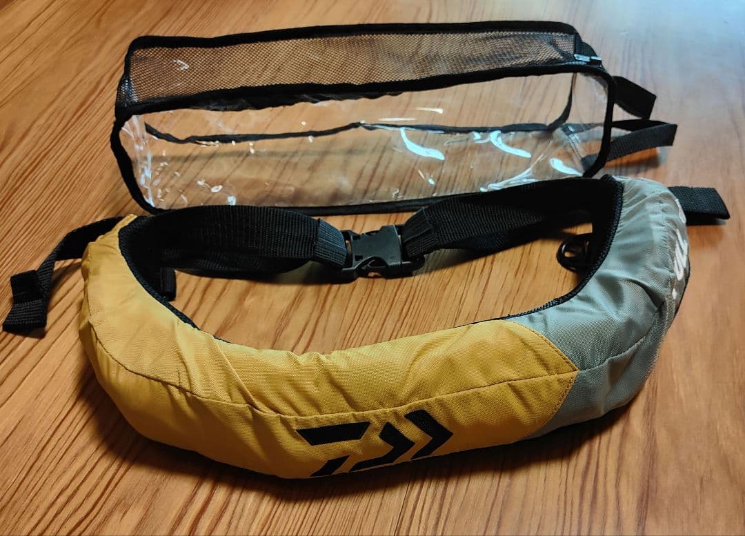 ダイワ インフレータブルライフジャケット DF-2709 マスタード 腰巻