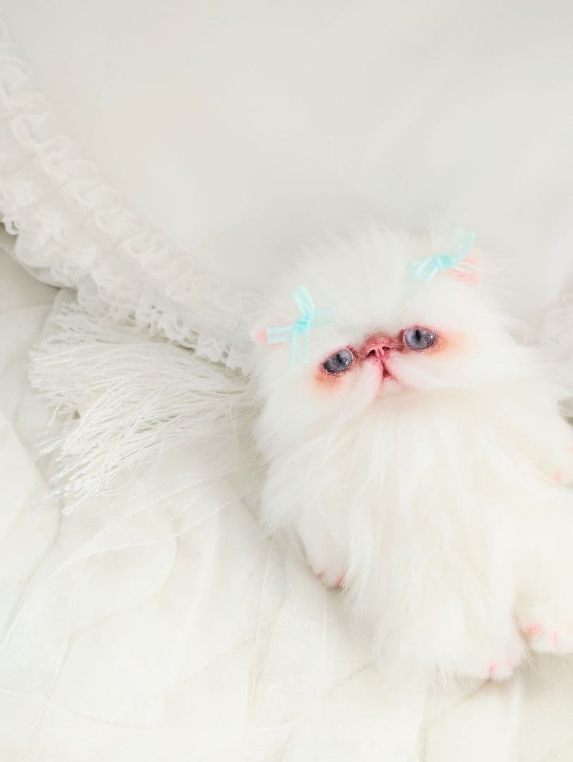 ポッケにゃん♡エキゾチックロングヘア♡子猫ちゃん♡アートドール♡ぬいぐるみ♡