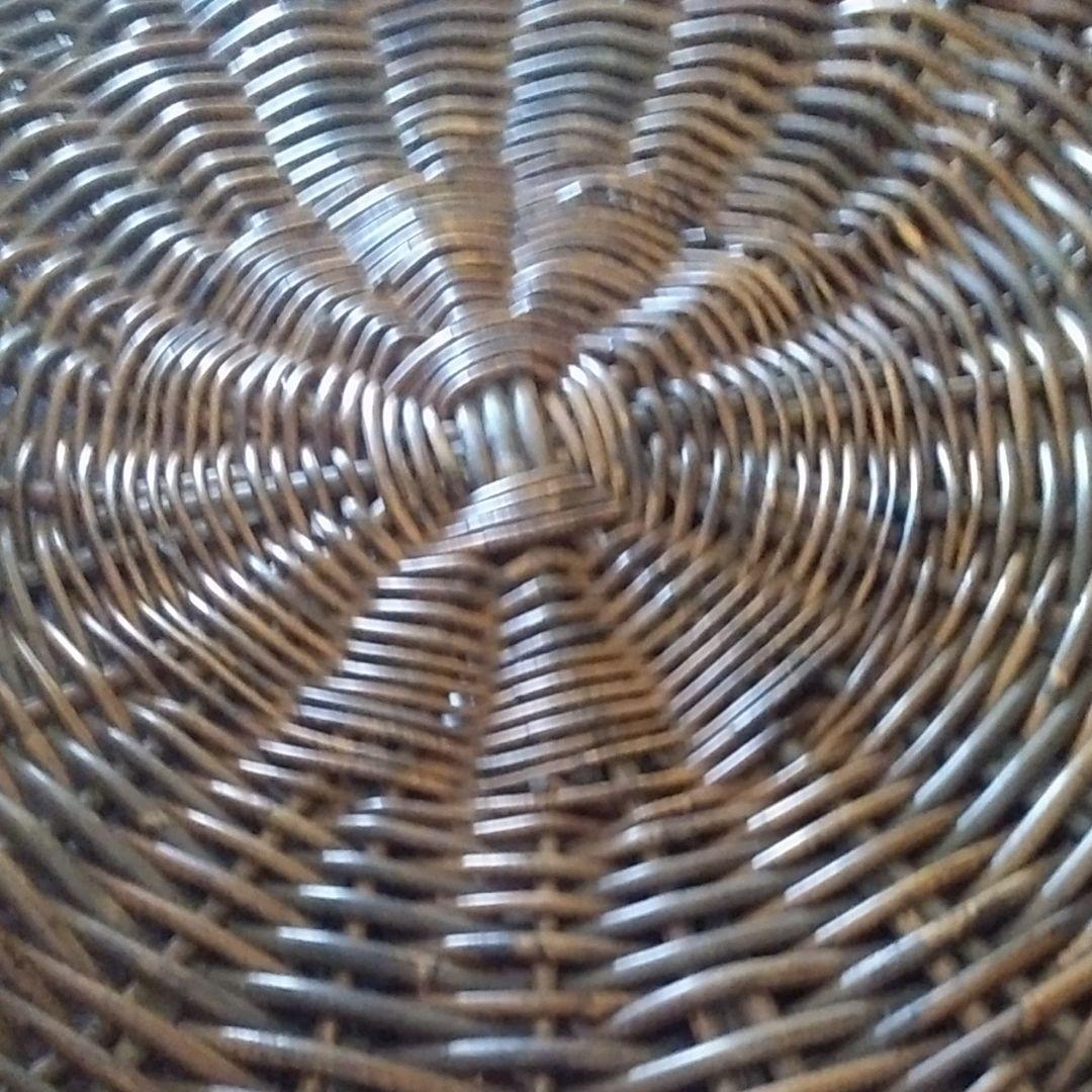 お洒落な籐かご