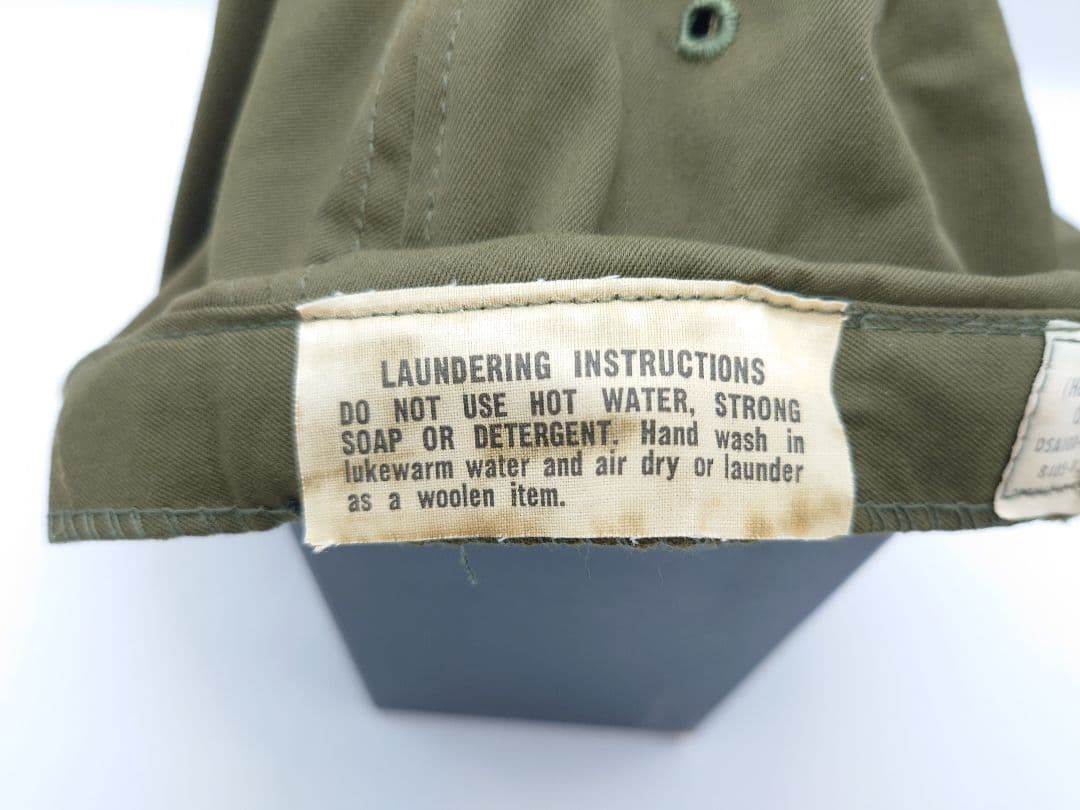 アメリカ軍実物放出品　69年製 フィールドキャップ（熱帯用）