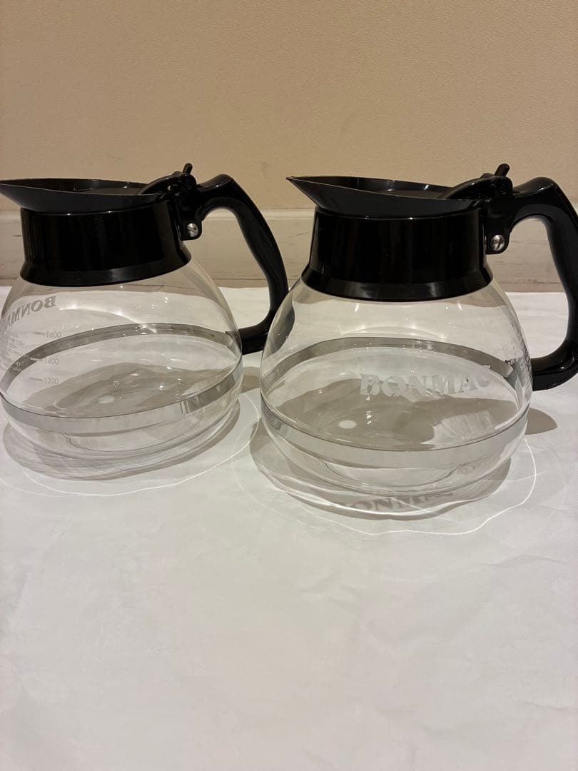 BONMAC コーヒーメーカー BM-2100 2つのガラスポット付き