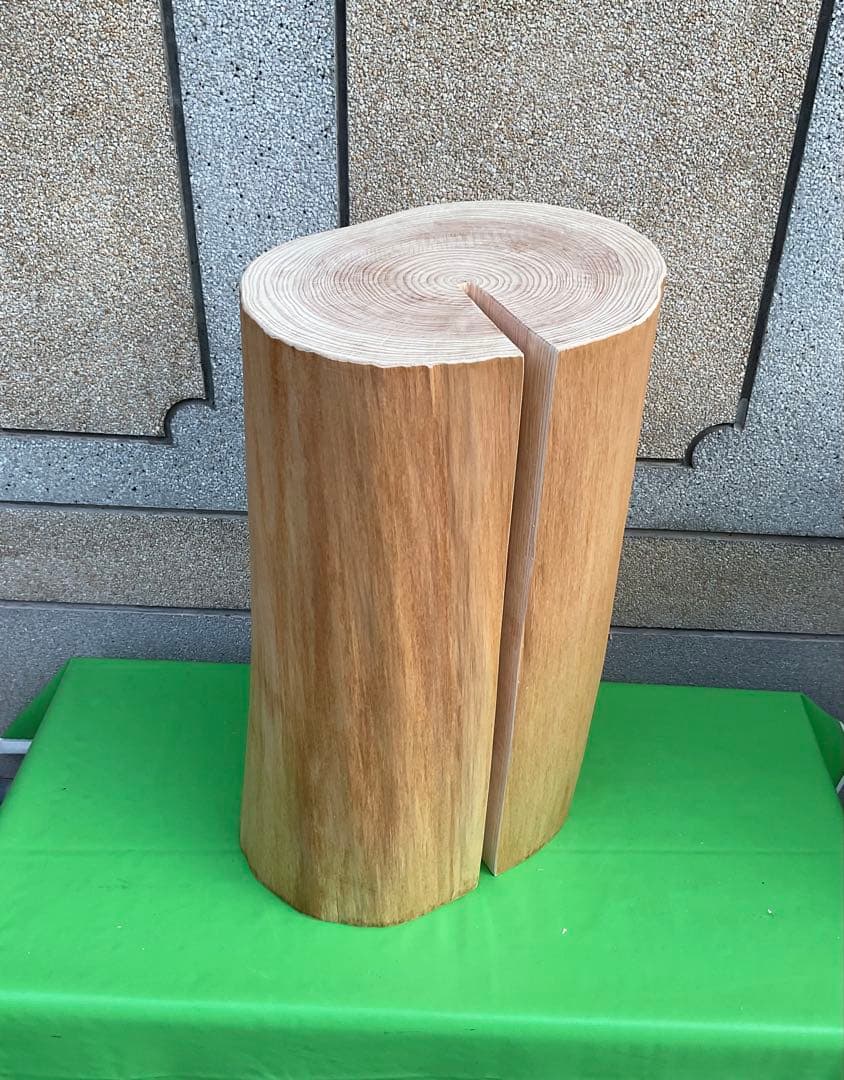 木製 切り株型 スツール
