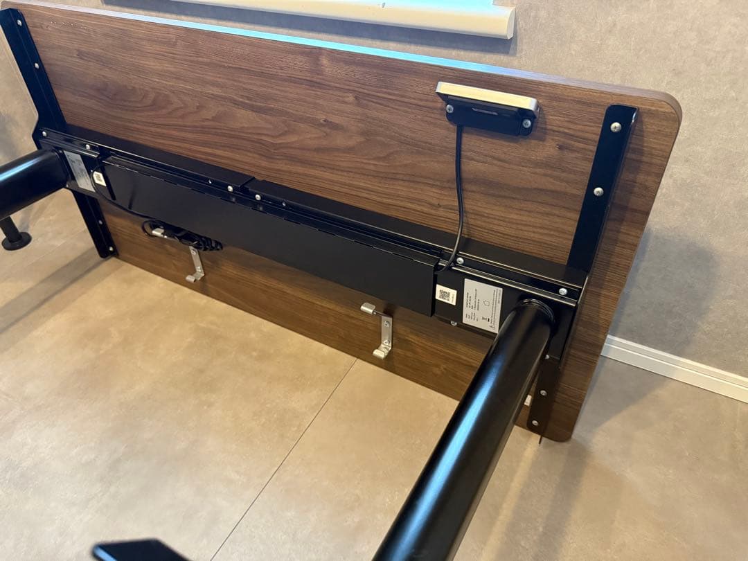 FlexiSpot E8 キャスター付、天板別売(120cmグレイウッド)