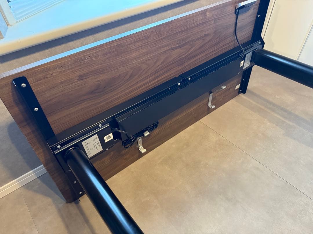 FlexiSpot E8 キャスター付、天板別売(120cmグレイウッド)