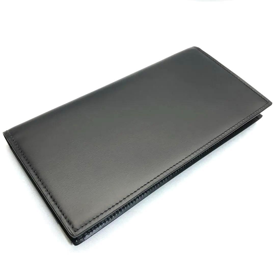 【未使用✨】　dunhill ダンヒル 二つ折り長財布 レザー ブラック　箱付き