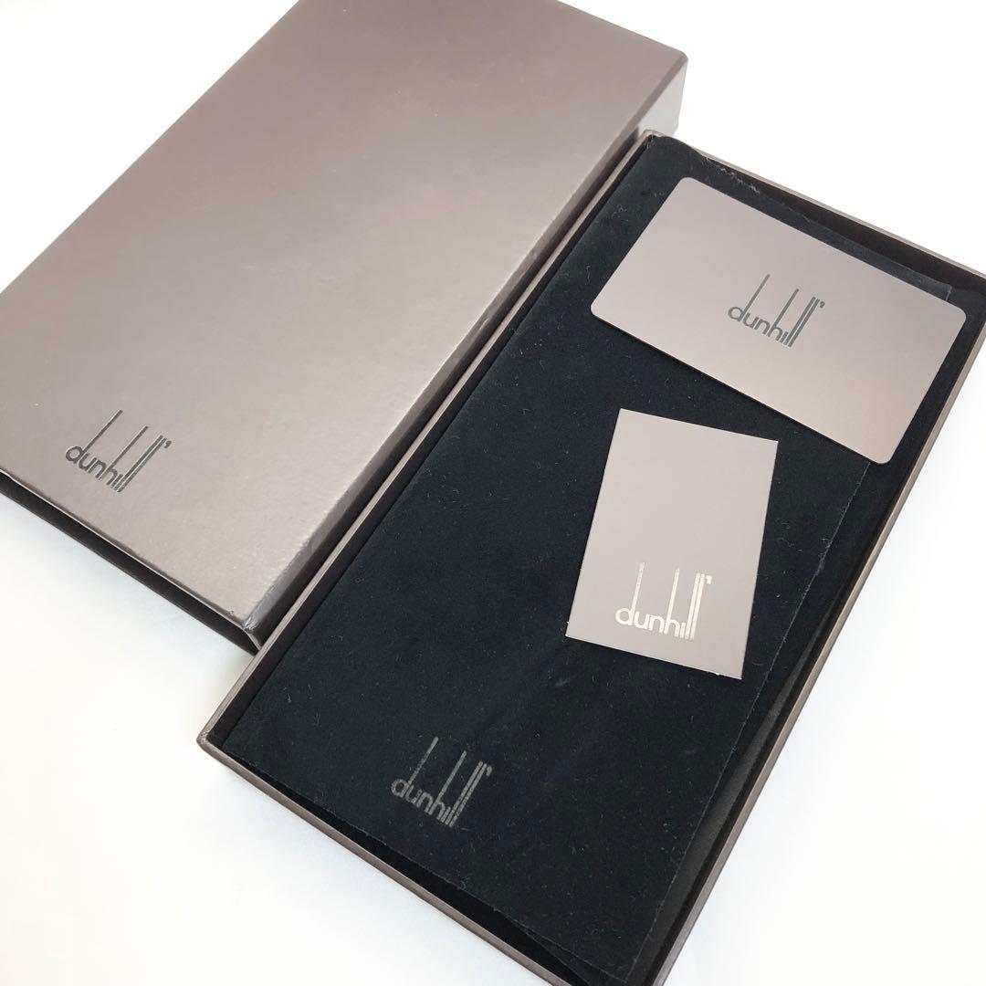 【未使用✨】　dunhill ダンヒル 二つ折り長財布 レザー ブラック　箱付き