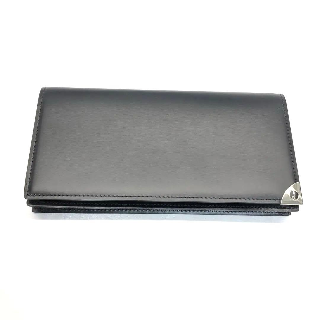 【未使用✨】　dunhill ダンヒル 二つ折り長財布 レザー ブラック　箱付き