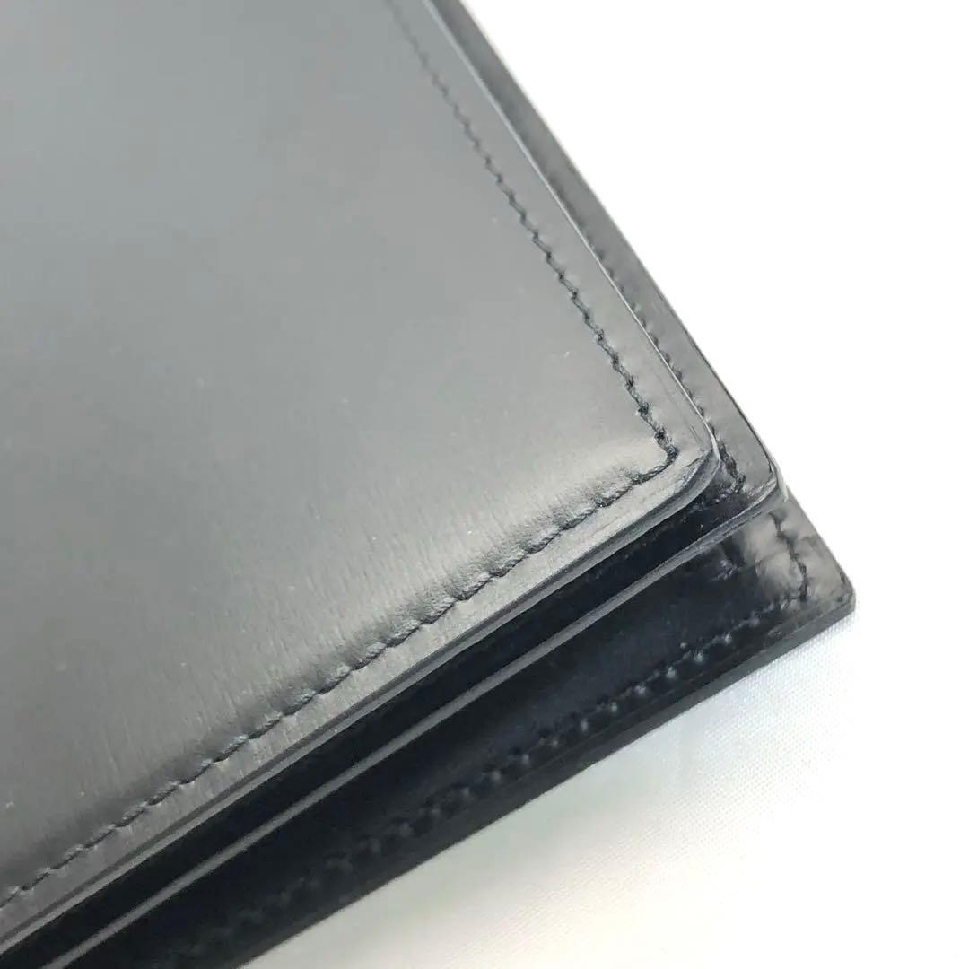 【未使用✨】　dunhill ダンヒル 二つ折り長財布 レザー ブラック　箱付き