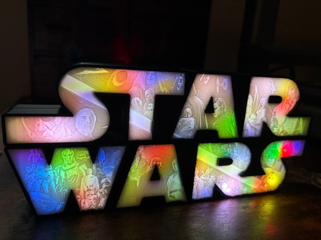 j*i様 STAR WARS LEDロゴライト スターウォーズ