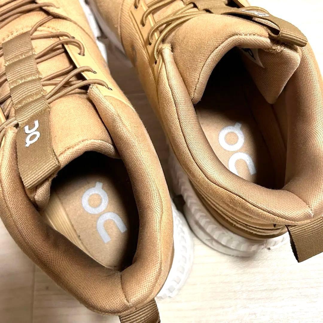 On Cloud Hi Textile レディース 25cm デューン