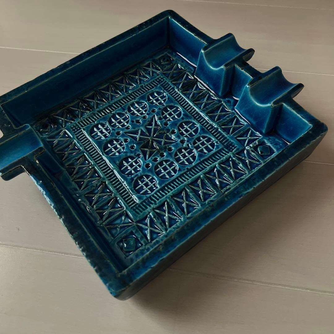 イタリア製　FLAVIA 灰皿 アシュトレイ ビトッシ　リミニブルー　フラビア