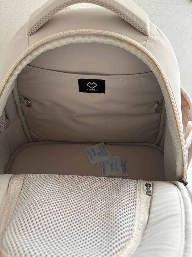 最終価格【未使用】ssoook フロントバッグ ベージュ Sサイズ