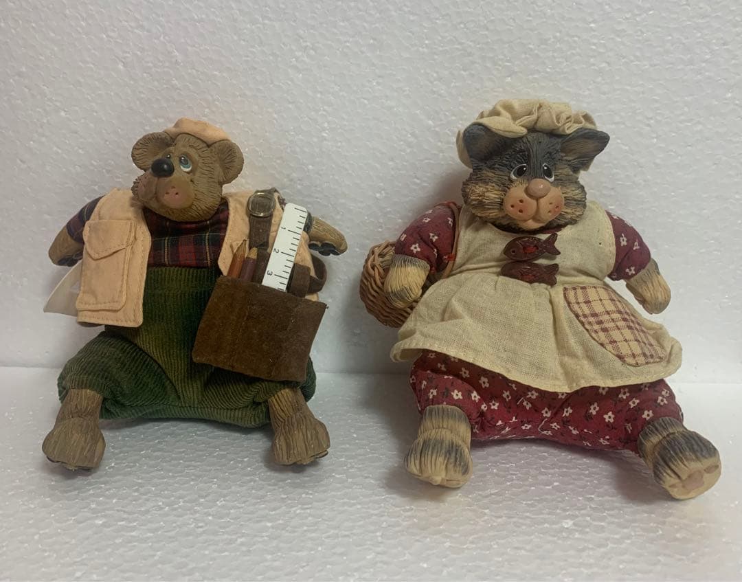 RUSS Berrie 熊　ビンテージドール　置物　アンティーク カントリ