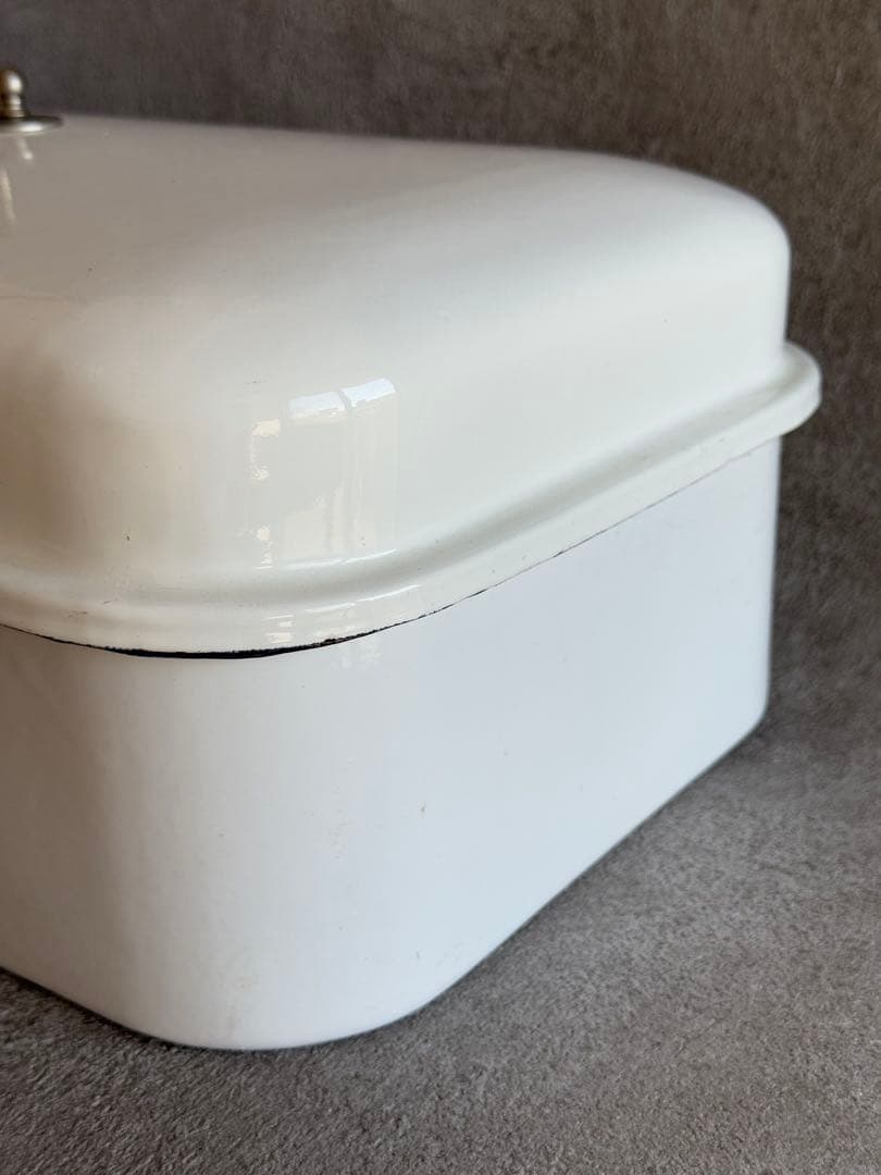 琺瑯ケース　ヴィンテージケース　大