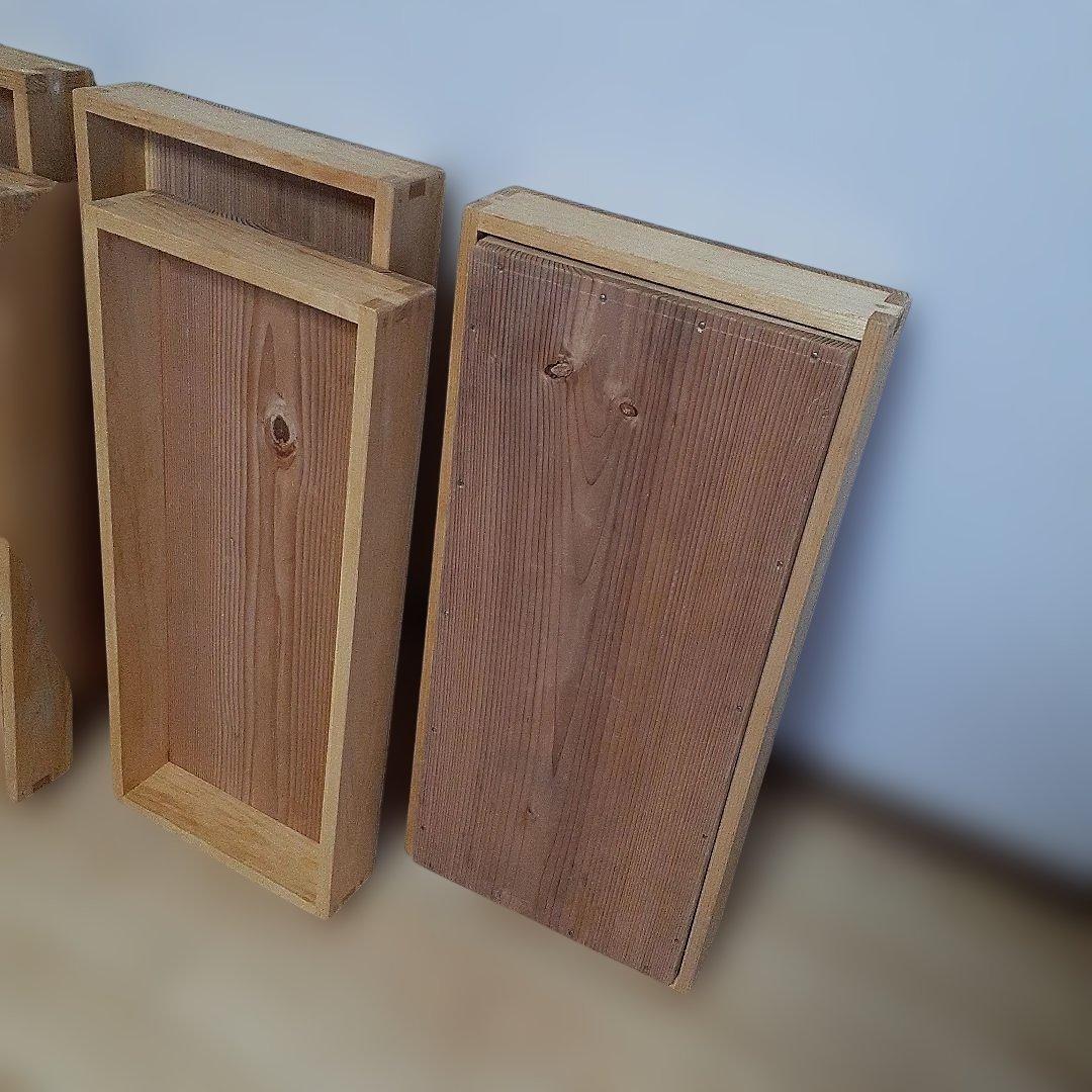 木製　もろぶた　餅入れ　餅箱　ばんじゅう　2枚組×3組　合計6枚　昭和レトロ