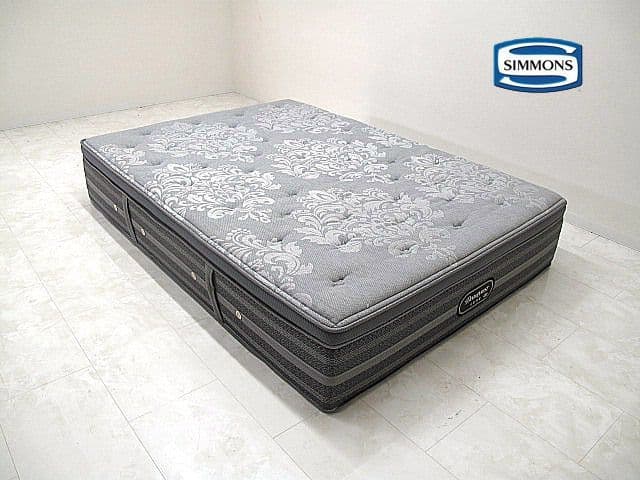 【展示品】シモンズ 「LUXE」 プラッシュピロートップ ダブルサイズマットレス