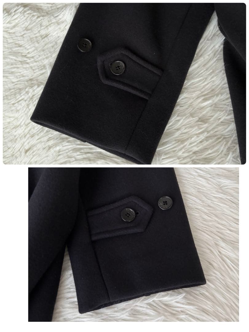 URBAN RESEARCH DOORS オーバーバルマカンコート　ネイビー