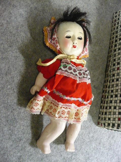 昭和レトロ赤ちゃんのお人形 [B31603]