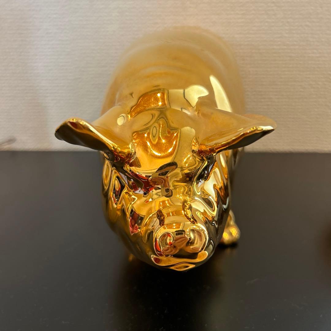 幸せを呼ぶ豚　アンティーク　イタリア製　希少品 18金