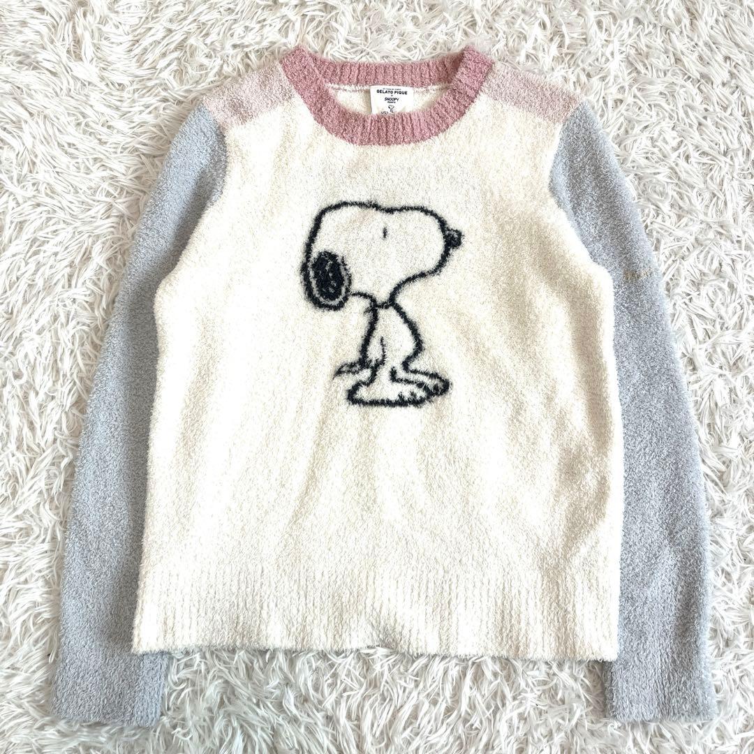 美品☆ ジェラートピケ　スヌーピー　セットアップ　フリーサイズ　ルームウェア