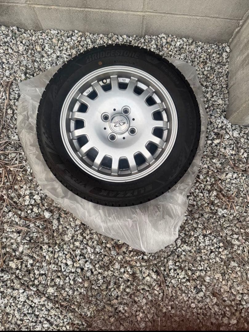 ②165×65×14 エブリィワゴン専用ホイールつき ブリザック VRX3 4本