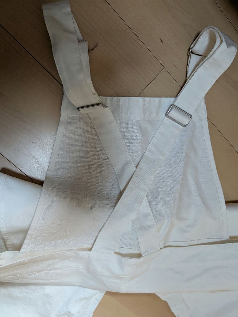 -M-medium サロペット ホワイト