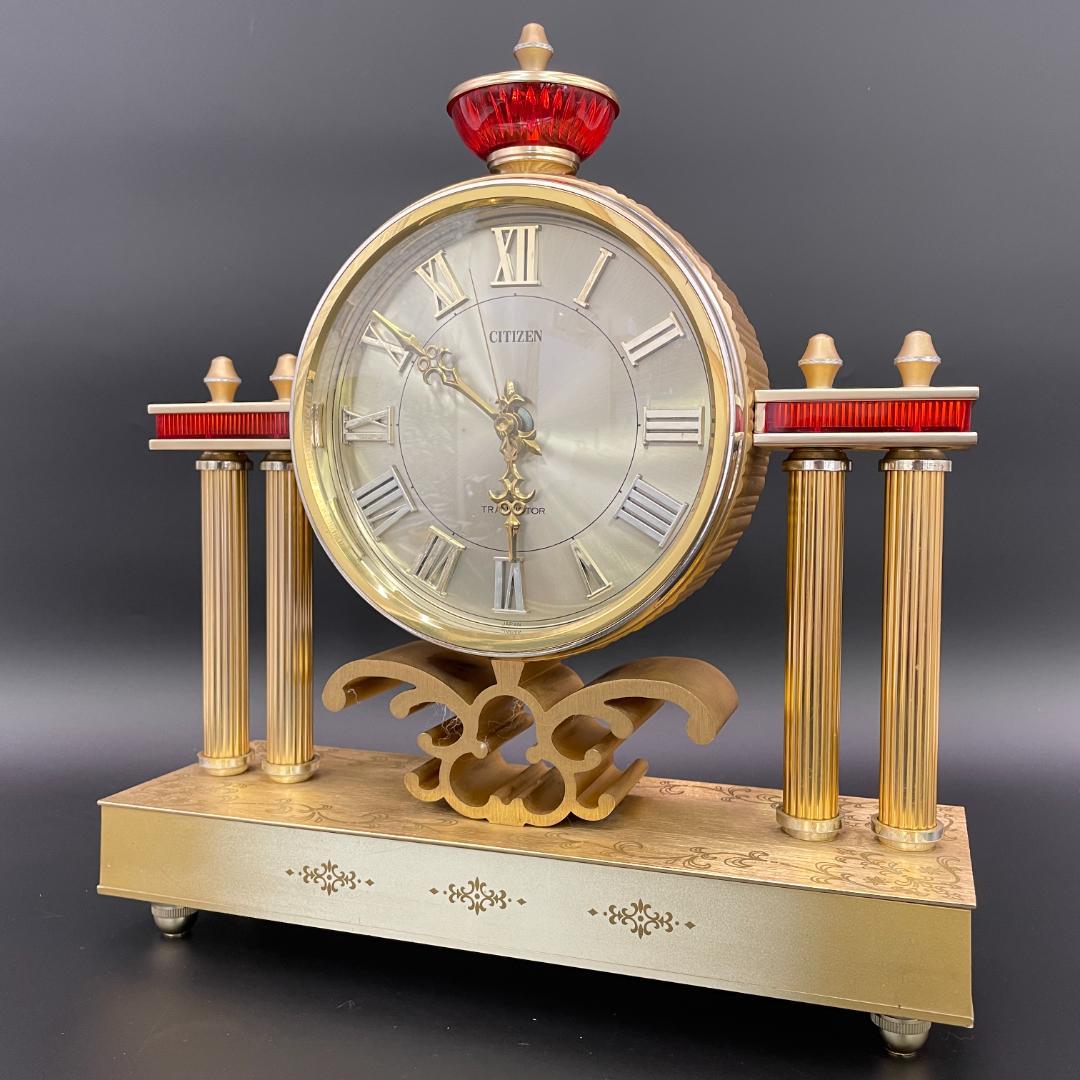 未使用長期保管品 動作品 シチズン トランジスタクロック 高級装飾 R8SC41