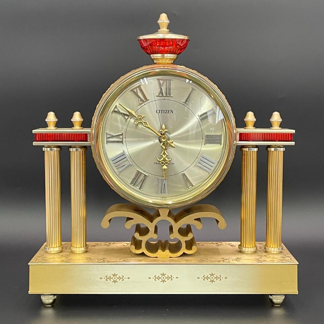 未使用長期保管品 動作品 シチズン トランジスタクロック 高級装飾 R8SC41