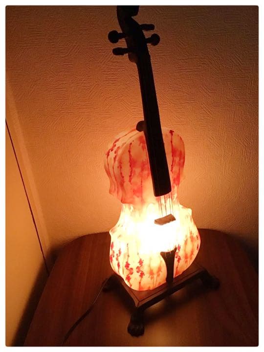 ◆セット売り！◆バイオリンランプ◆フォトスタンド◆アンティーク◆骨董◆オシャレ◆