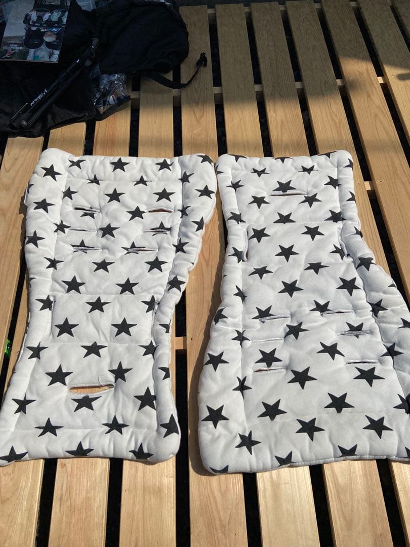 美品★エアバギー ココダブル 双子用ベビーカー　バギーボード　セット付き