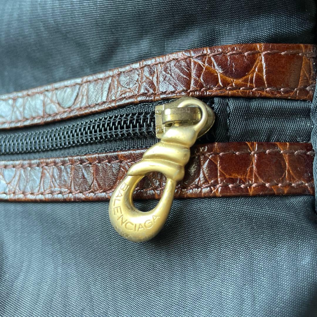 バレンシアガ　ボストンバッグ、黒　ツーウェイ