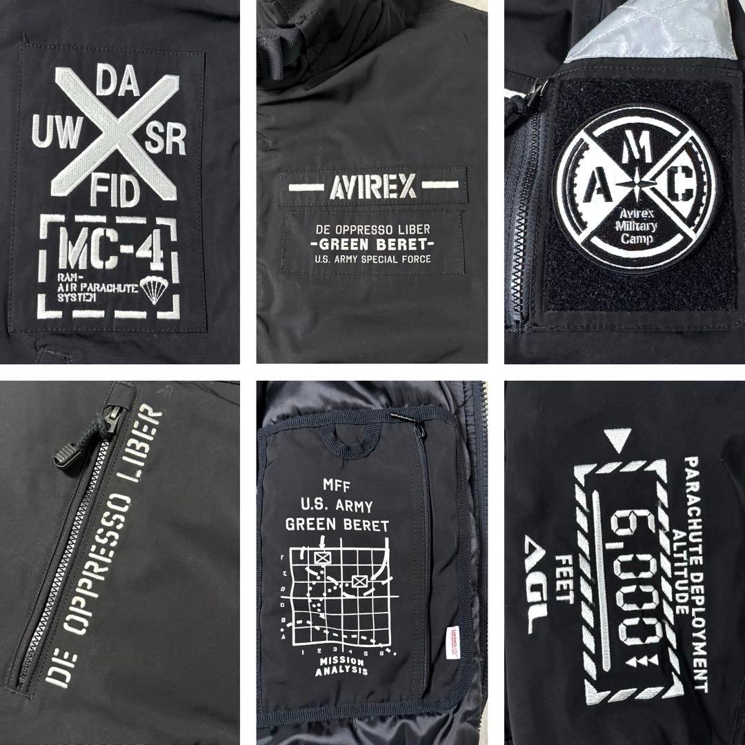 レア✨AVIREX AMC MA-1 MOD HALO フライトジャケット L
