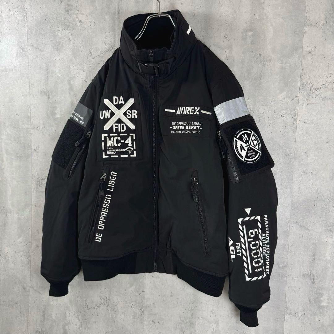 レア✨AVIREX AMC MA-1 MOD HALO フライトジャケット L
