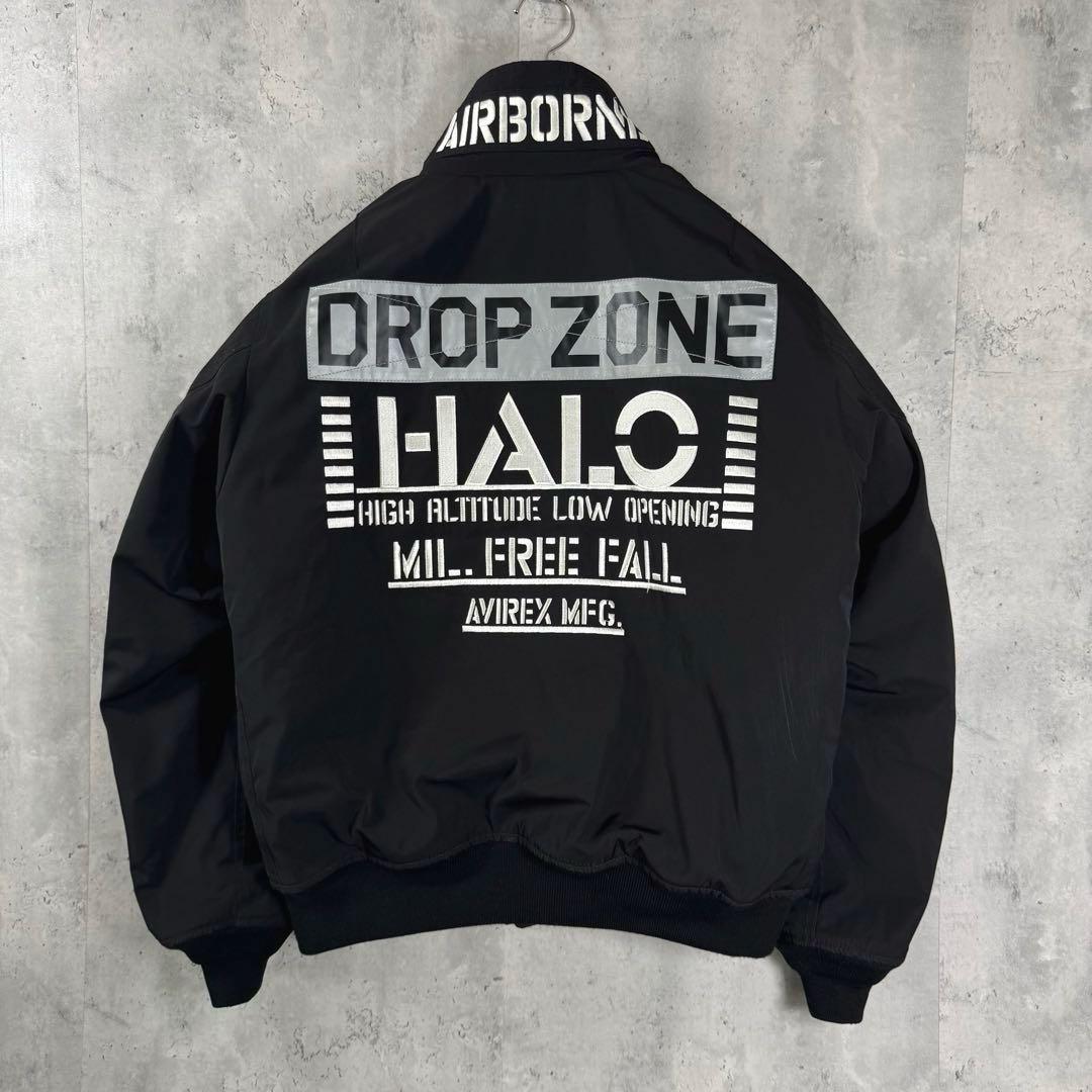 レア✨AVIREX AMC MA-1 MOD HALO フライトジャケット L