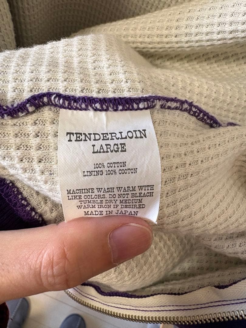 NOWHERE様Tenderloin セパポケ ジップアップパーカーL