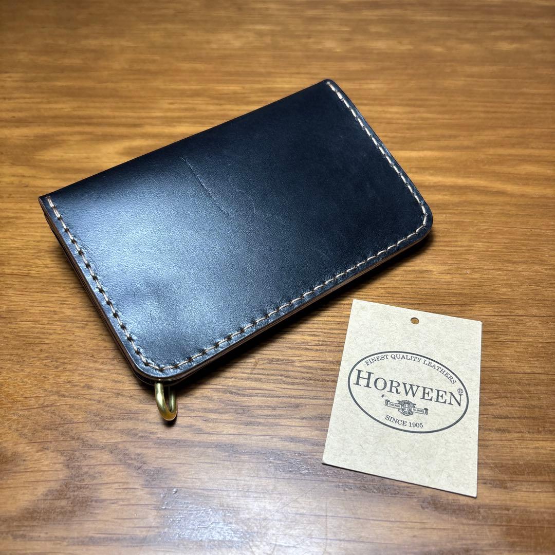 acsid ショートウォレット 糸ベージュ　マチ付き