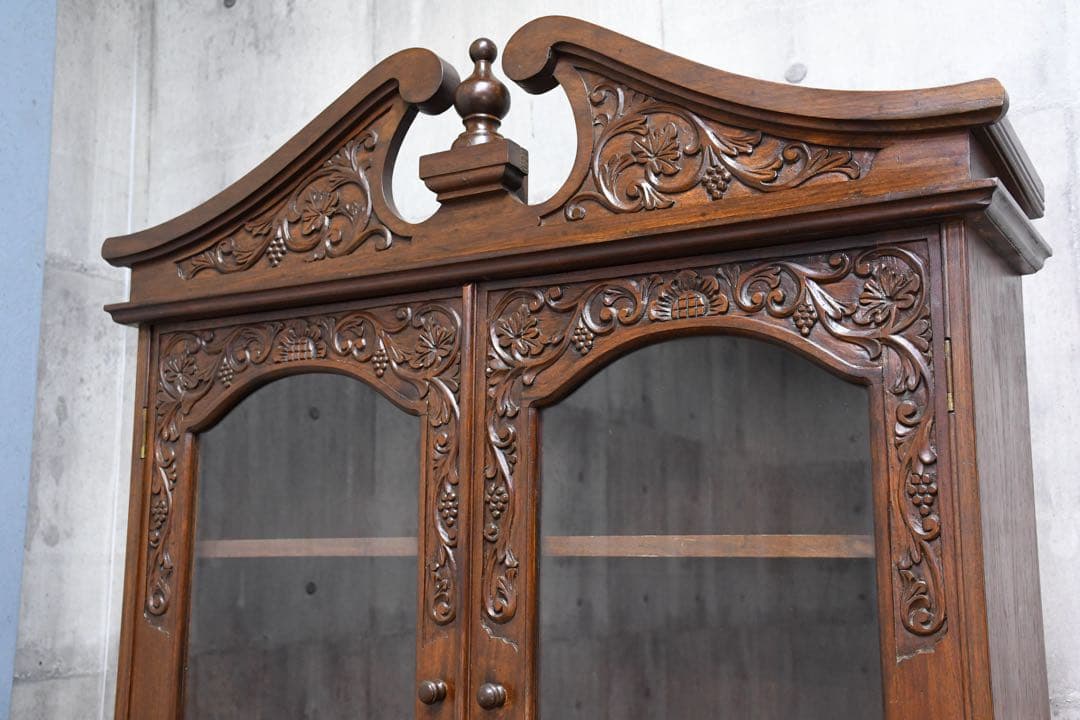 EEK99 神戸洋家具 コロニーハウス レリーフ ライティングビューロー 書斎机