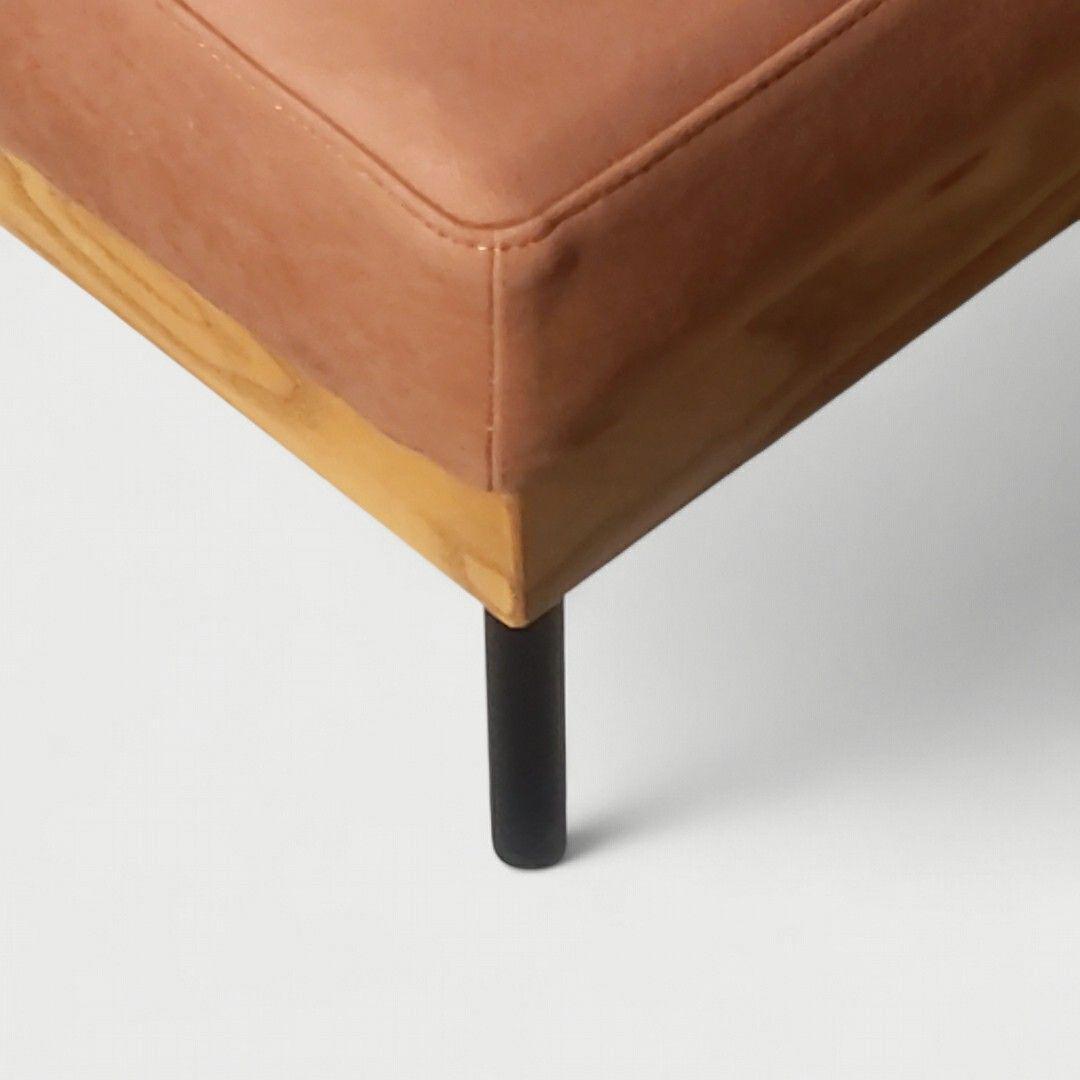 unico TREL オットマン アッシュ アイアン スツール