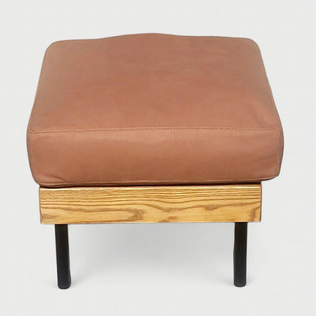 unico TREL オットマン アッシュ アイアン スツール