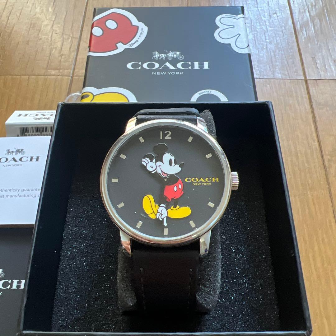 最終値下【レア】コーチ COACH ミッキーマウス　腕時計　正規品