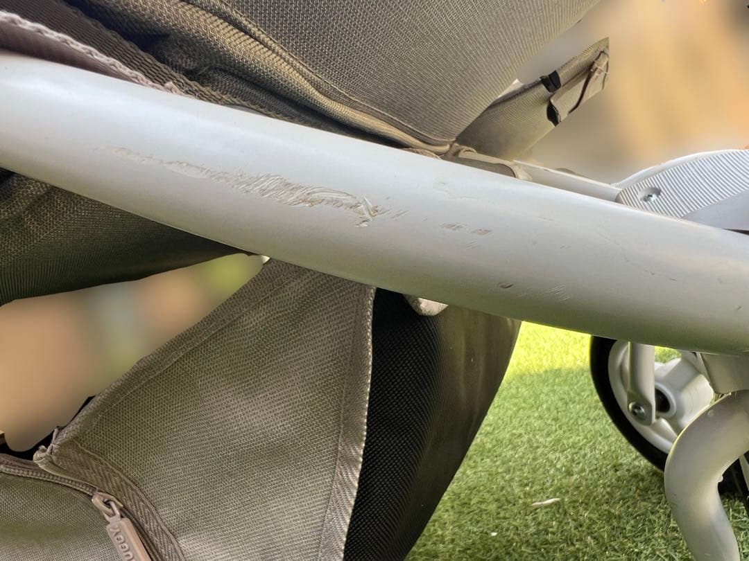 大幅値下げ⭐︎限定販売⭐︎ココダブル/エアバギー/双子/横/グレー 5点式ベルト