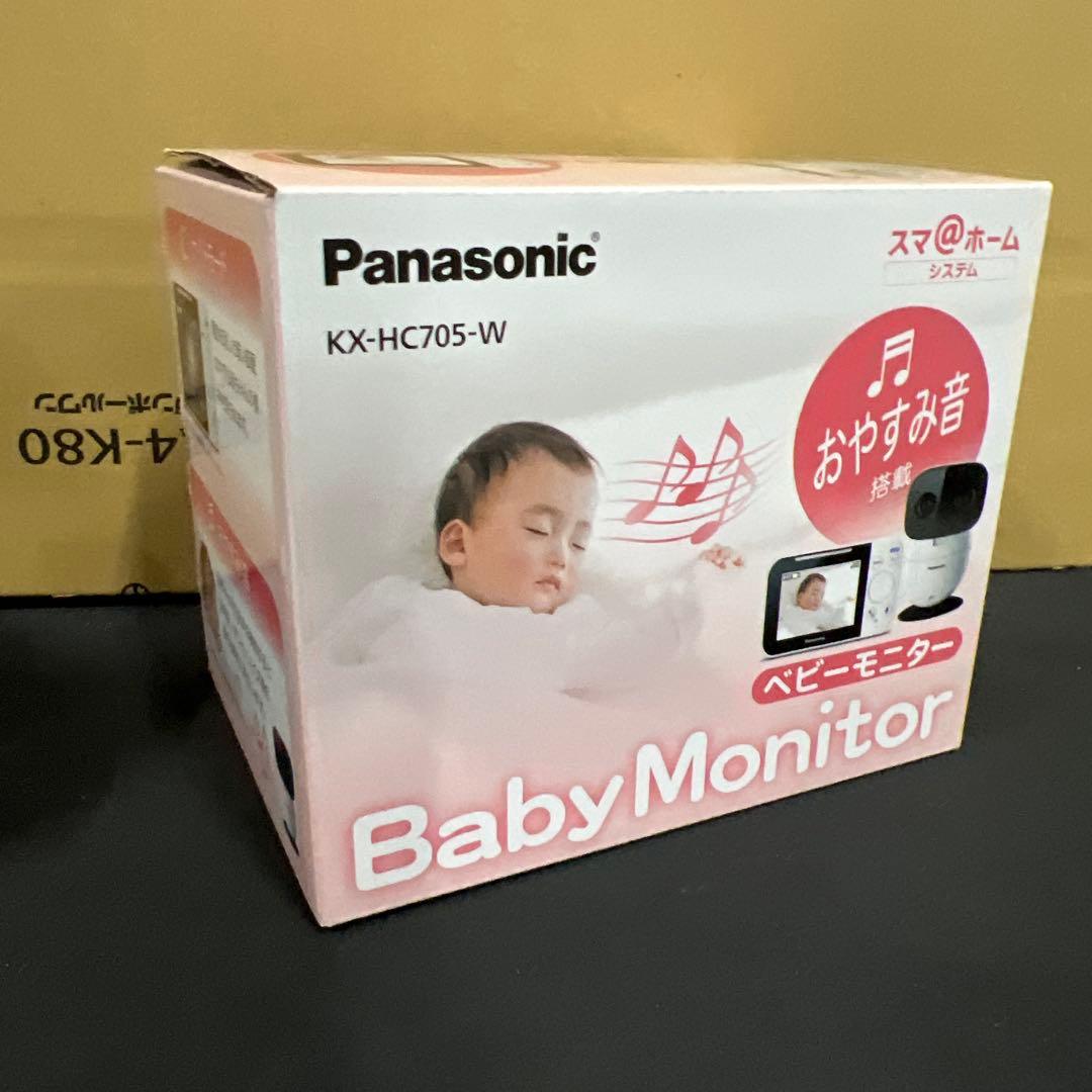 パナソニックベビーモニター スマ@ホーム WiFI設定不要 KX-HC705-W