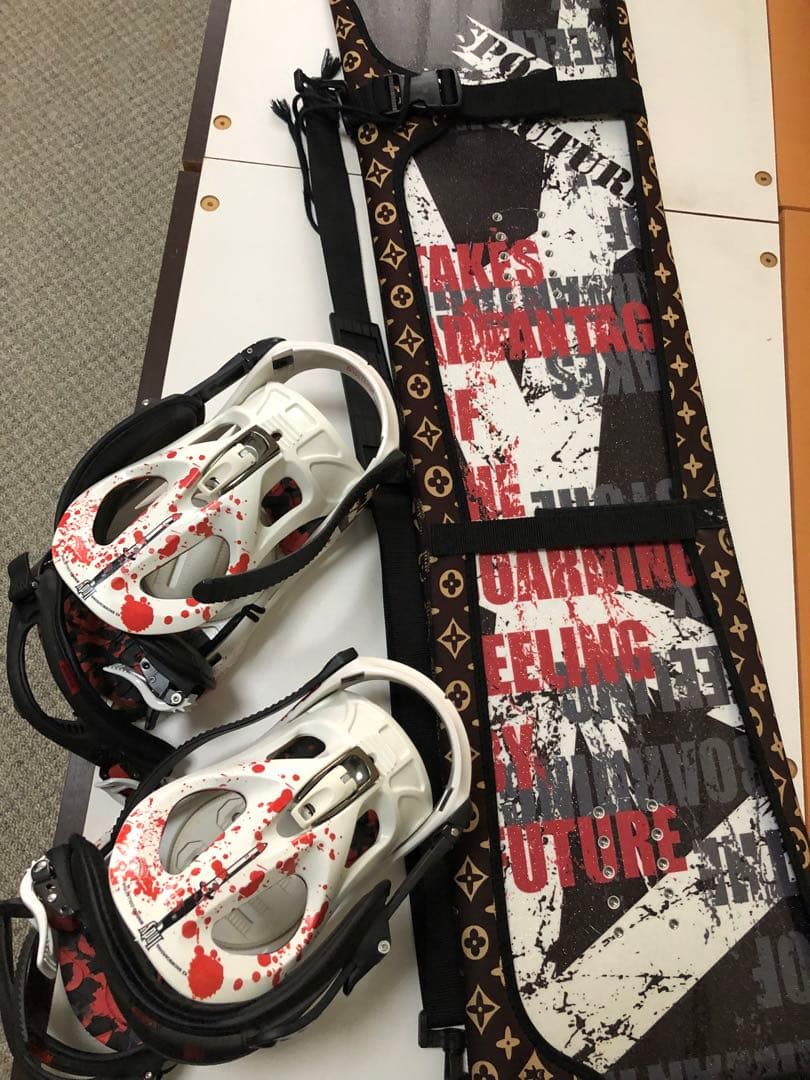 最終値下げスノーボード150㌢　板　ビンディングLセット